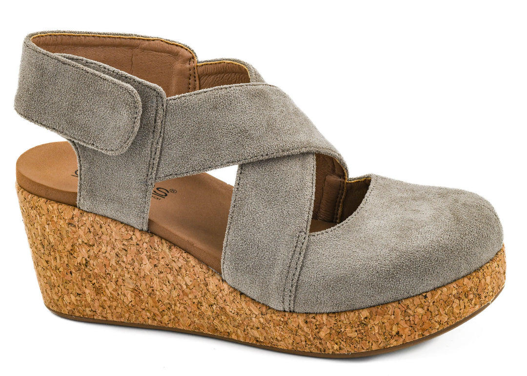 Case Closed- Grey Faux Suede