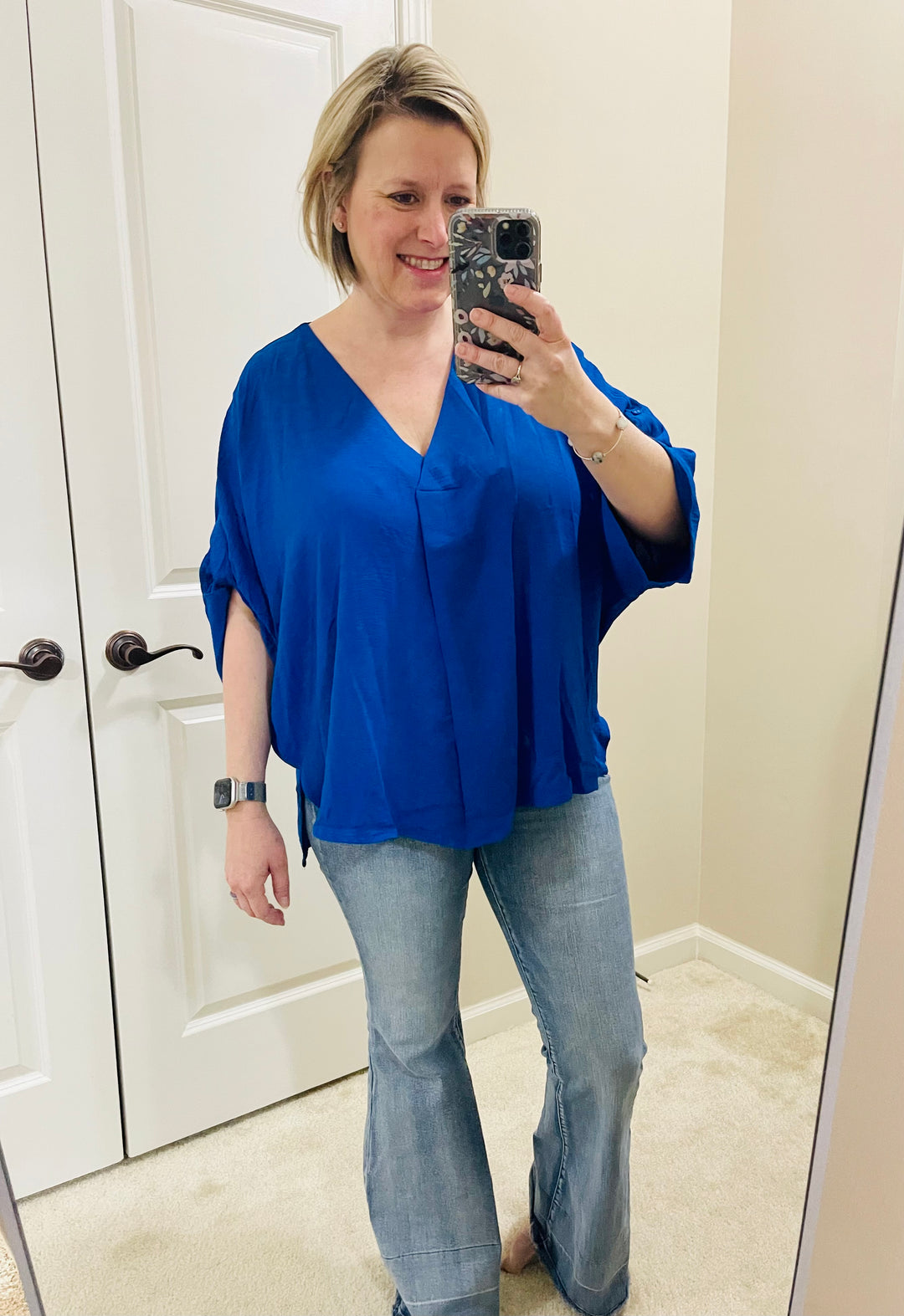 Sapphire oversized top