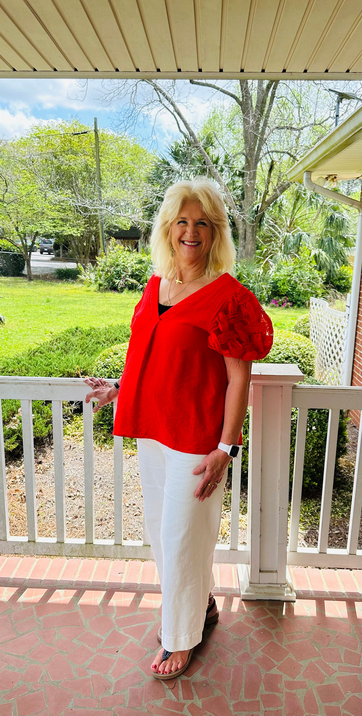 Chic Top in Red