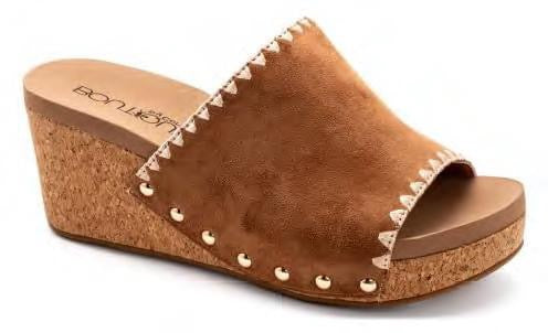 Stitch n Slide Wedge- tobacco
