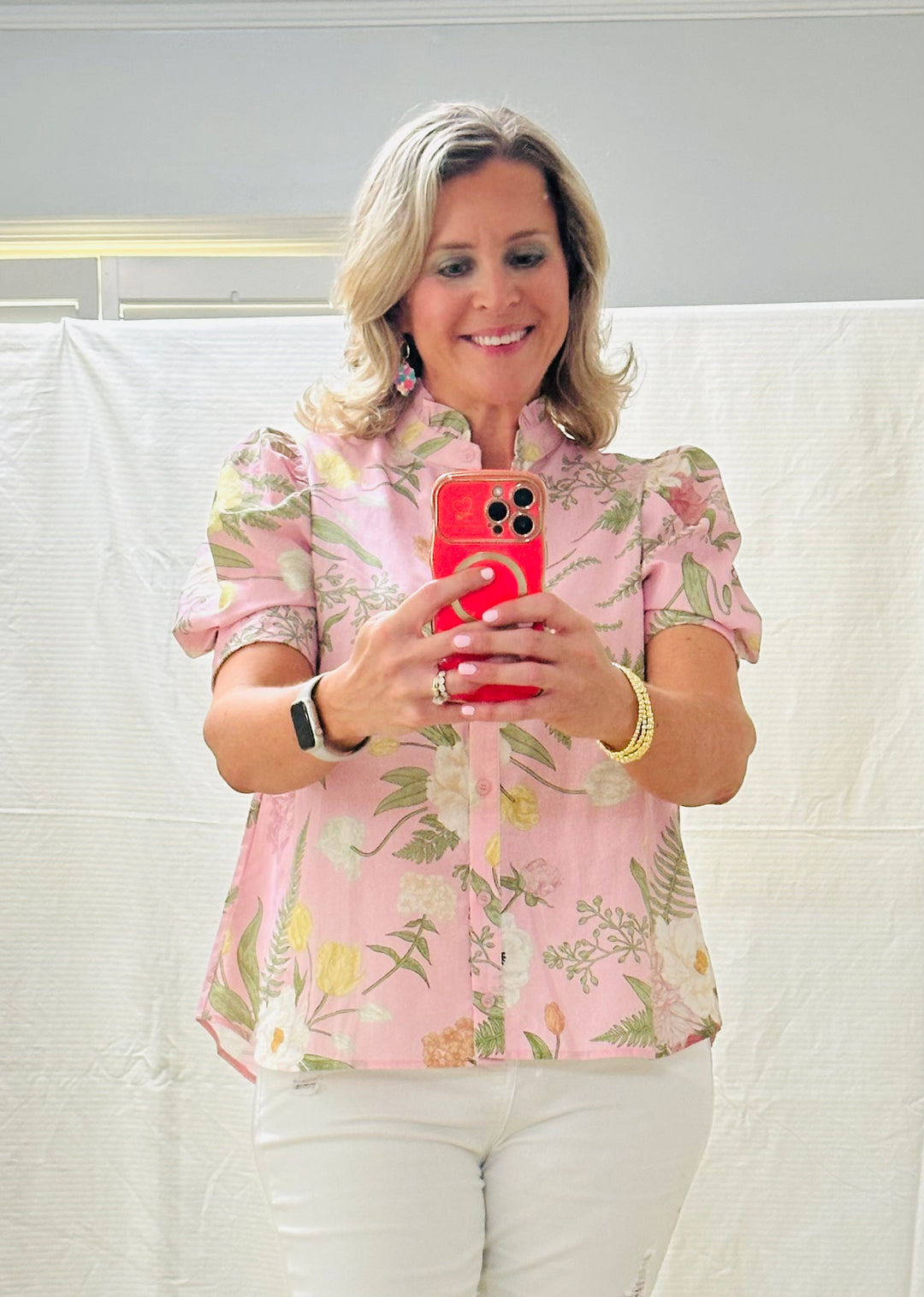 Blooming in Pink Top