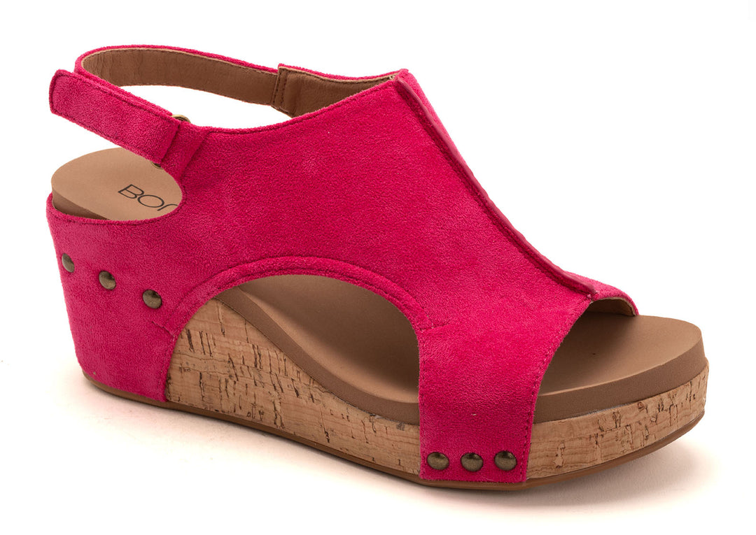 Carley Wedge- Fuschia