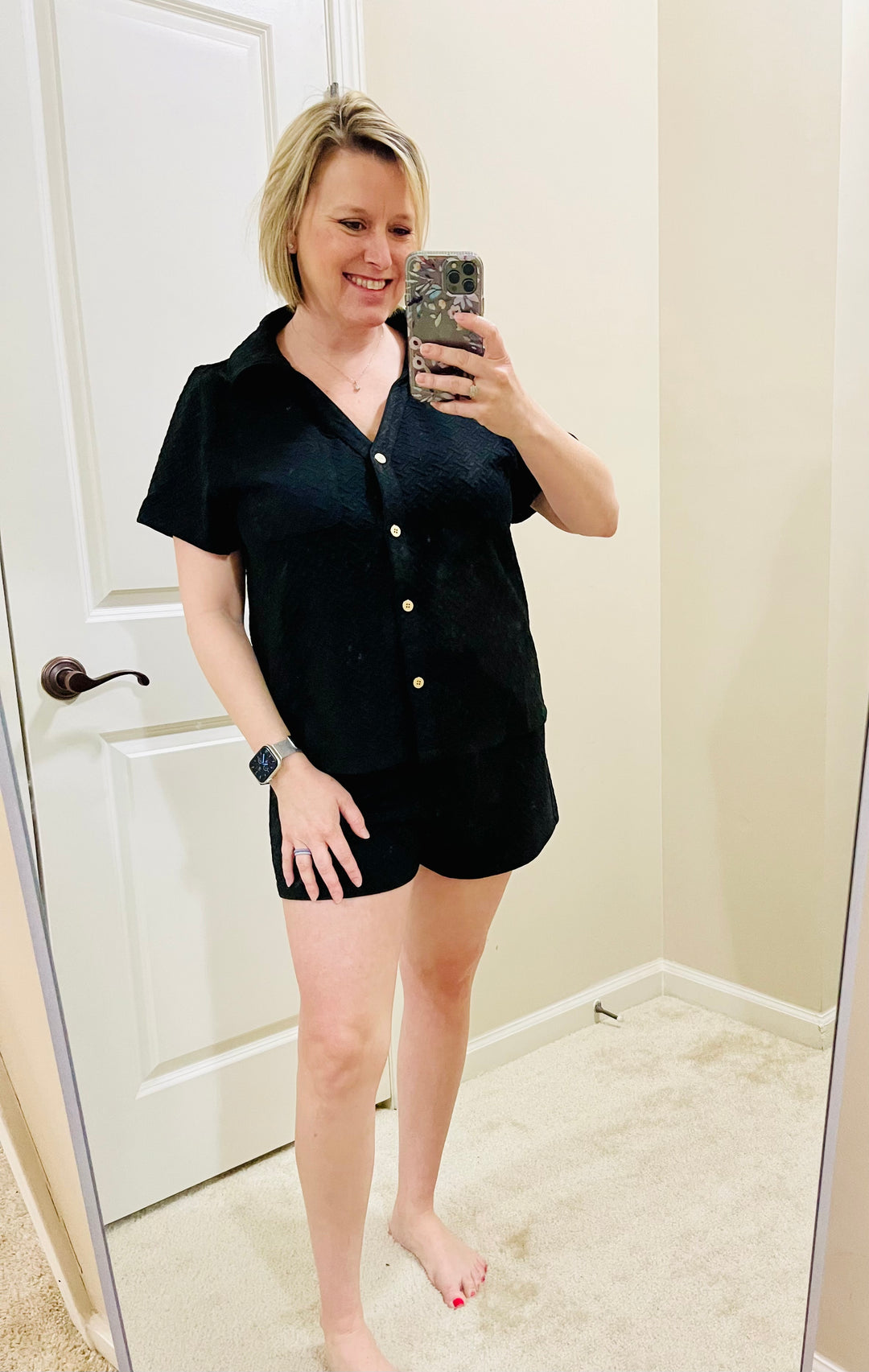 Maren short set- Black