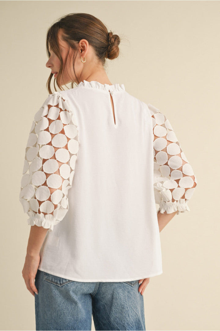 Fancy in White Top
