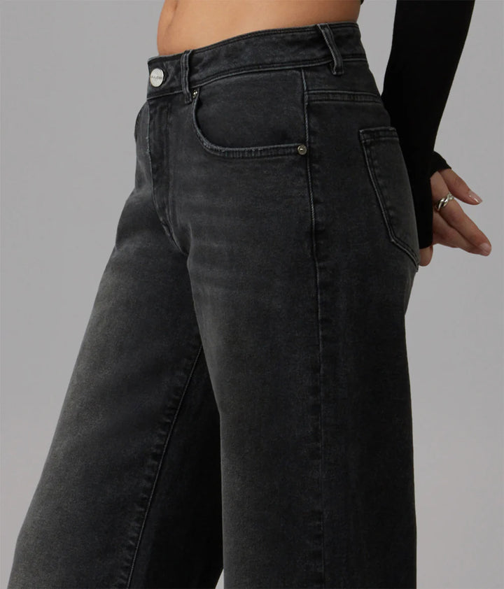 Nova Mid Rise Wide Leg Jean