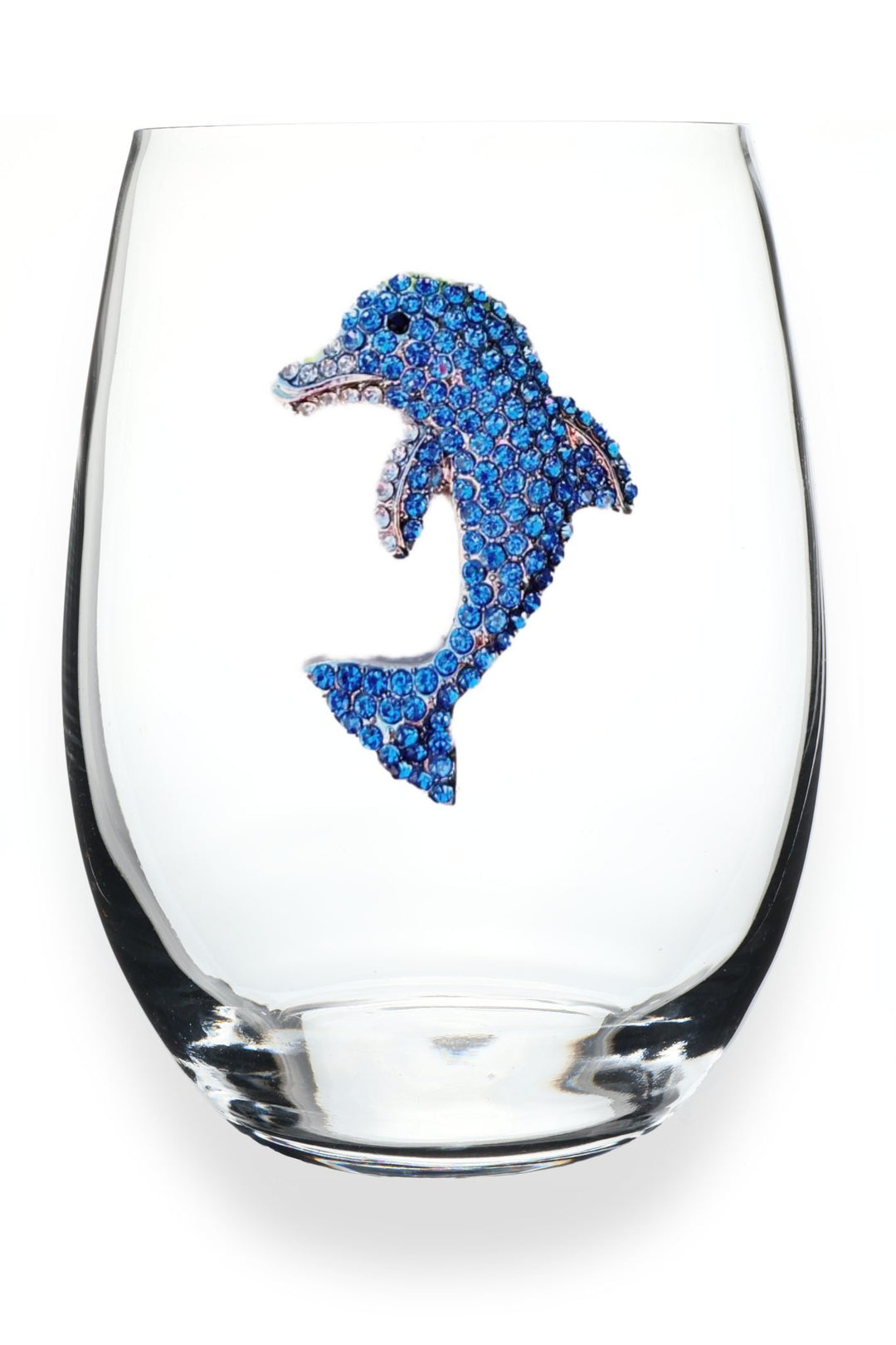 Dolphin Jeweled Glassware