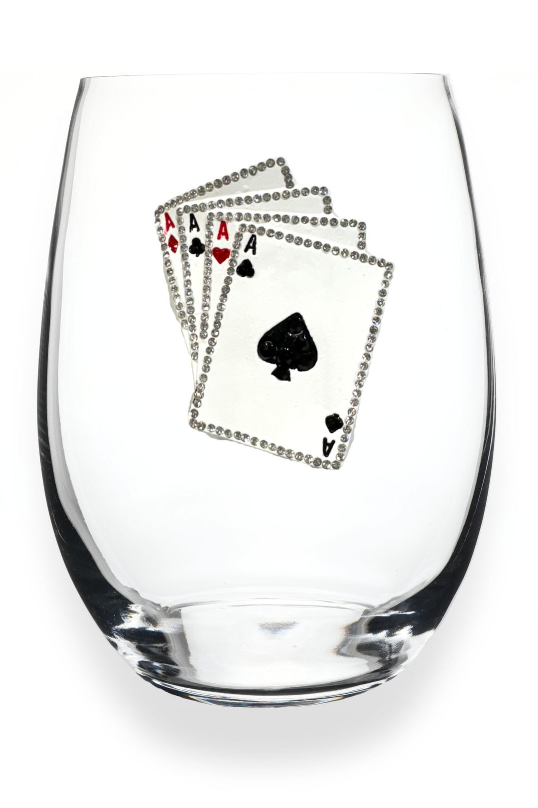 Playing Cards Jeweled Glassware