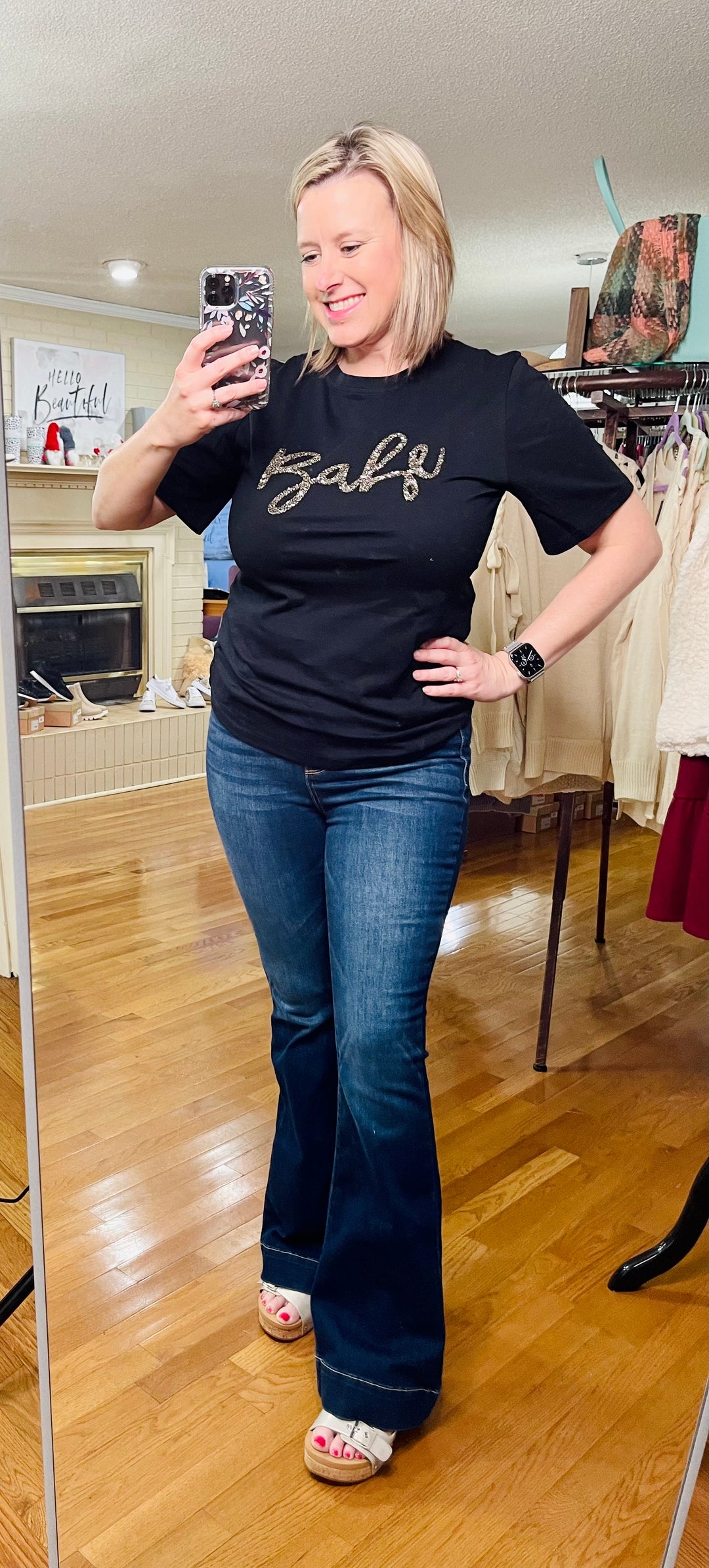 Glitter Babe tee