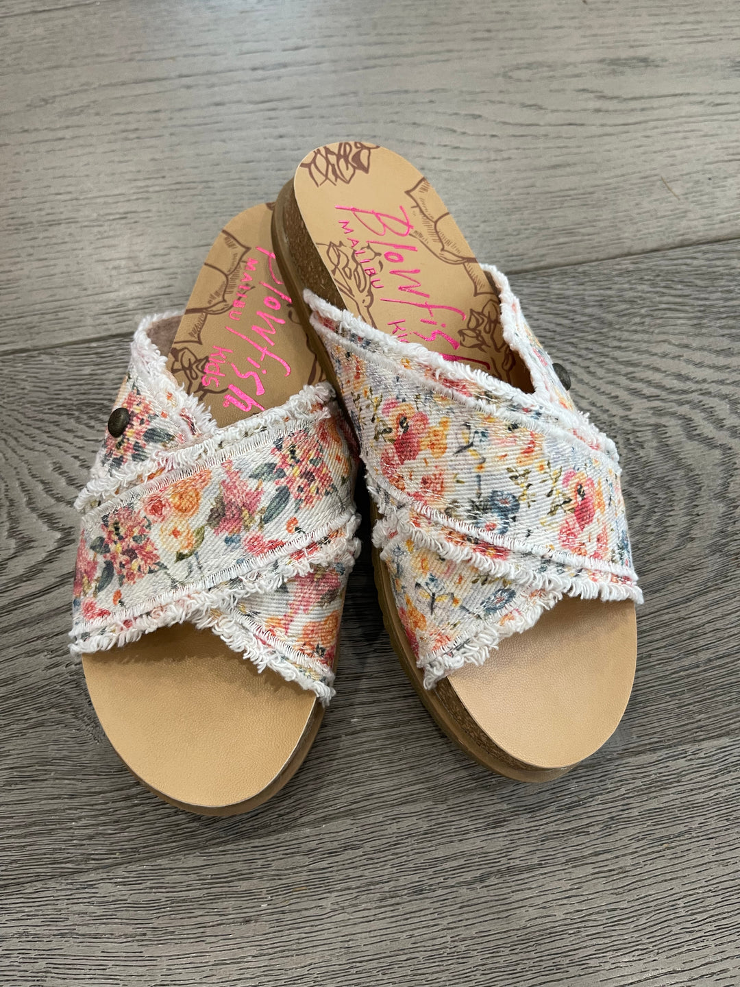 Off white Terrarium Smokey Twill Slides