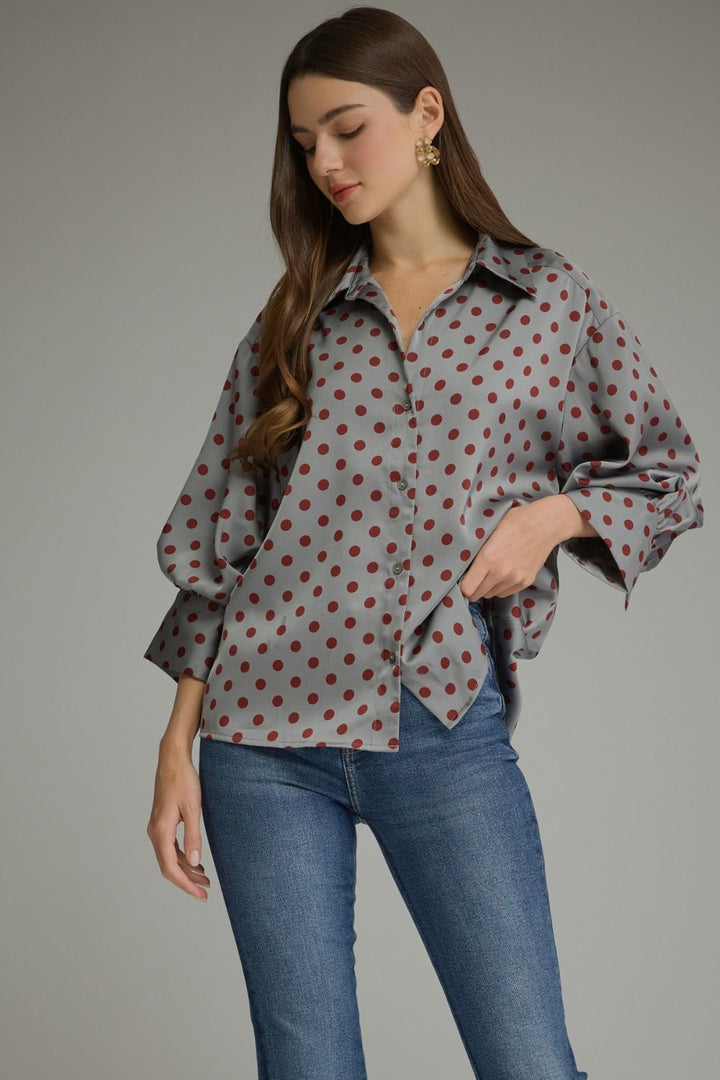 Dot Your Average Button-Down