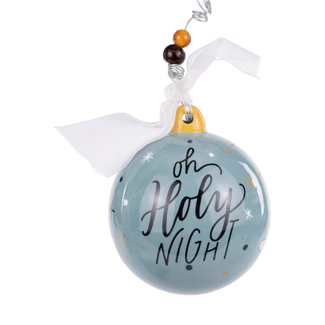 Oh Holy Night Manger Ornament