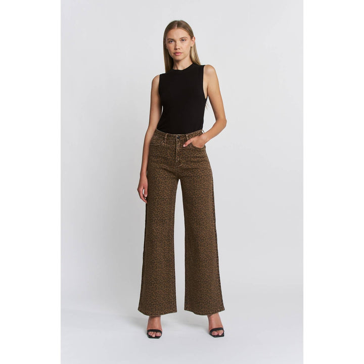 “Wild at Heart” Leopard Wide Leg Jean
