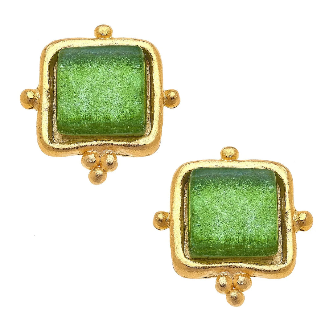 Madeline Studs- Spring Green