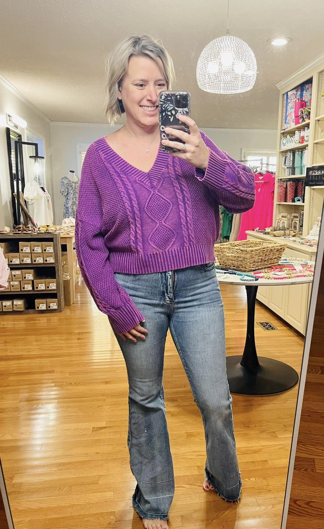 Royal Purple Sweater