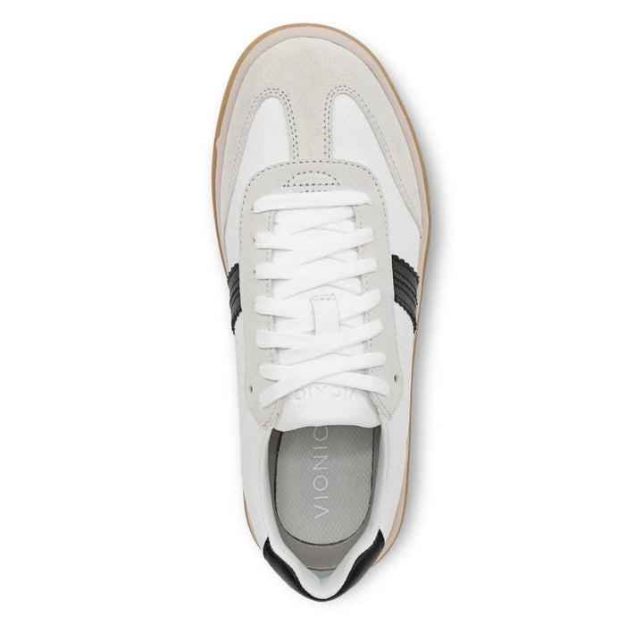 CITY WALK SNEAKER -WHITE BLACK LEATHER