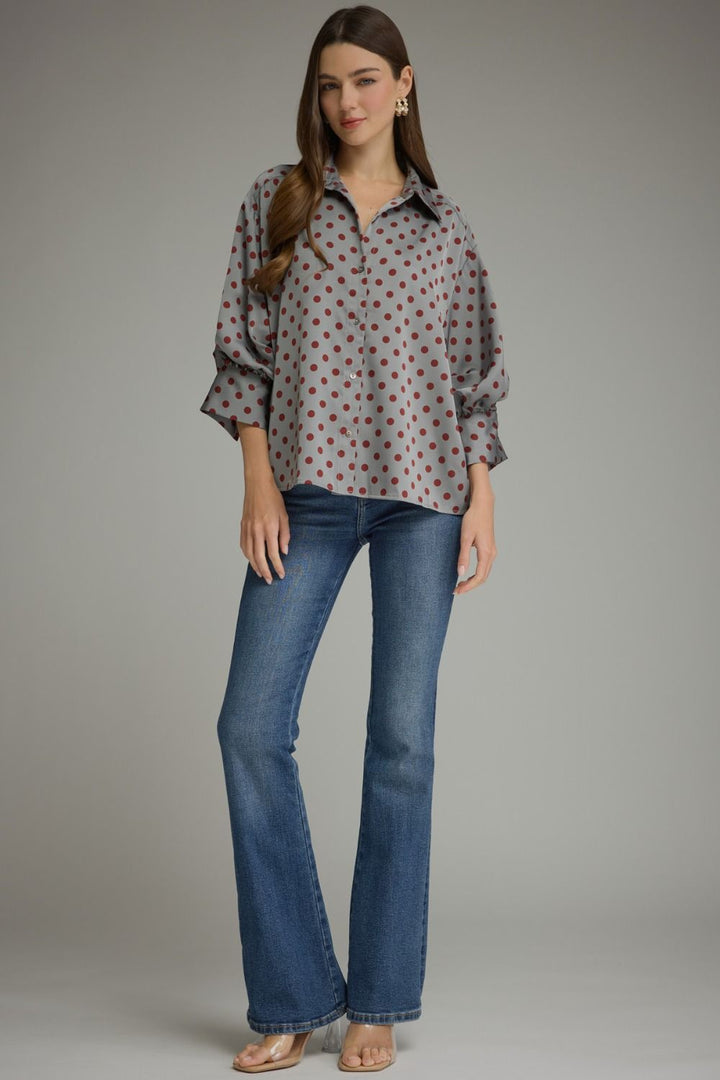 Dot Your Average Button-Down
