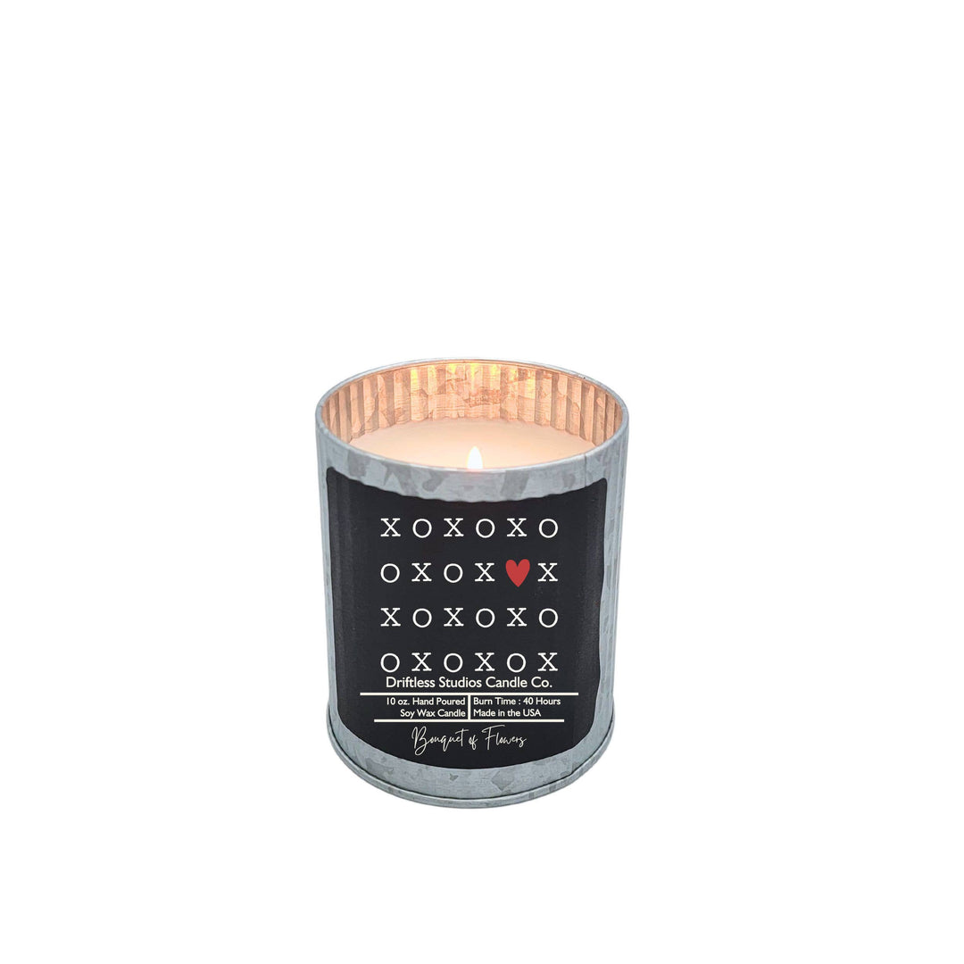 XOXO Heart Valentines Day Farmhouse Candle - Valentines Gift