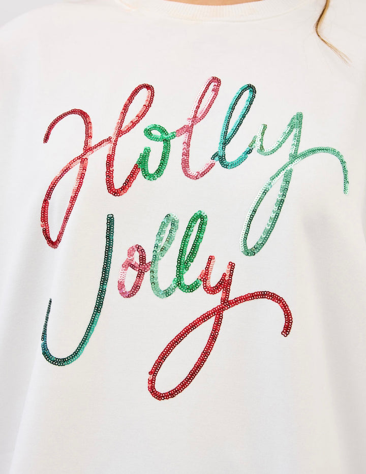 Holly Jolly Sequin Sweatshirt