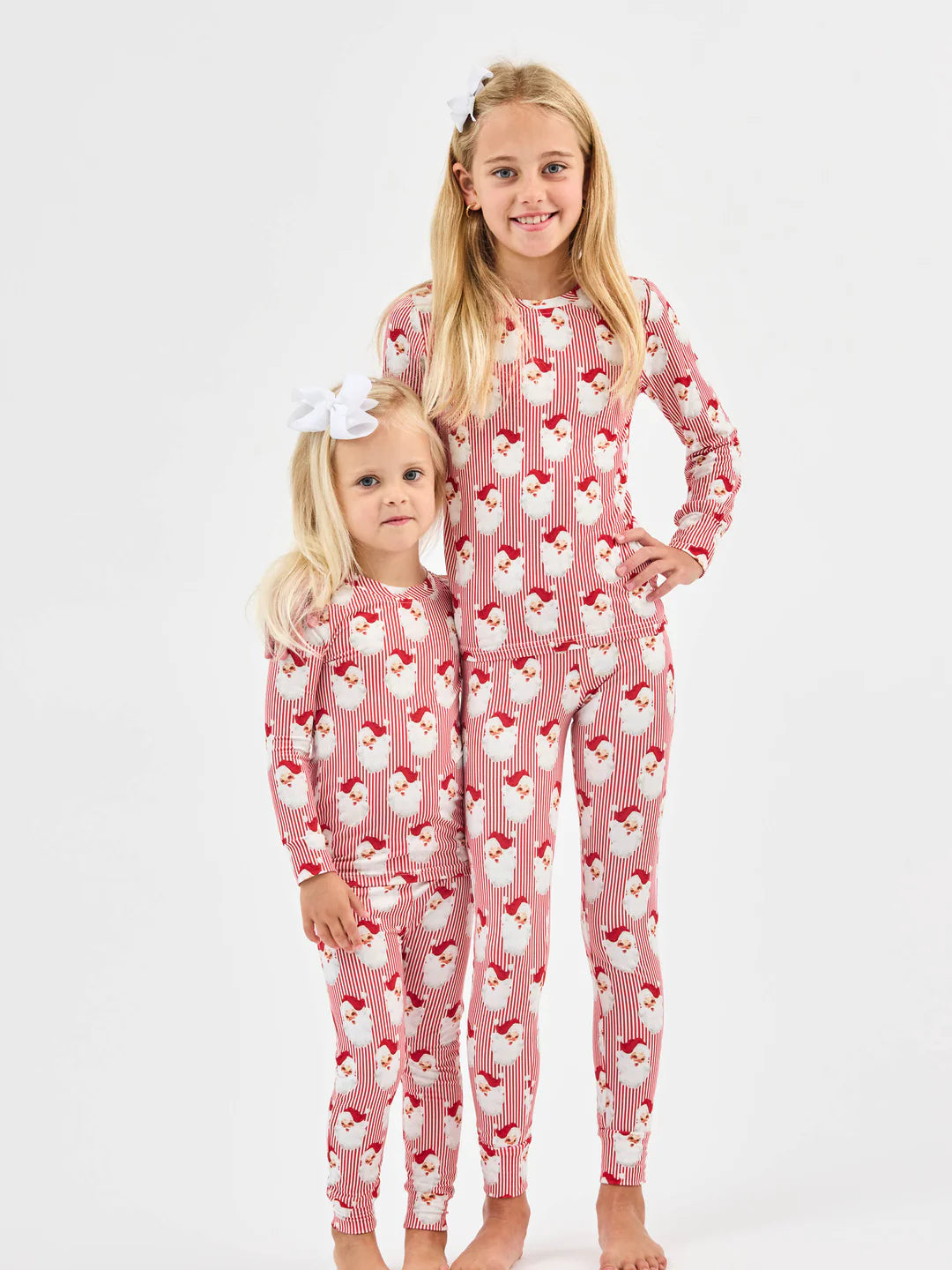 Kids Pajama Set | Santa Baby Red
