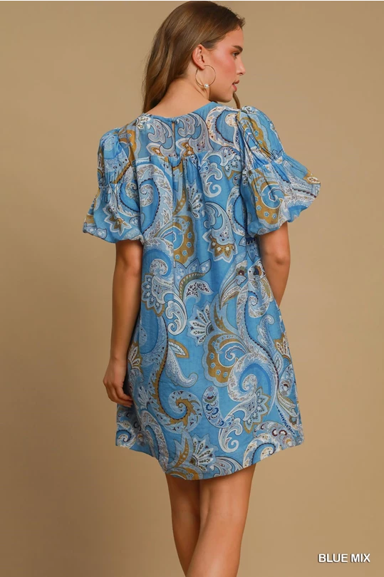 Picture Perfect Paisley Dress