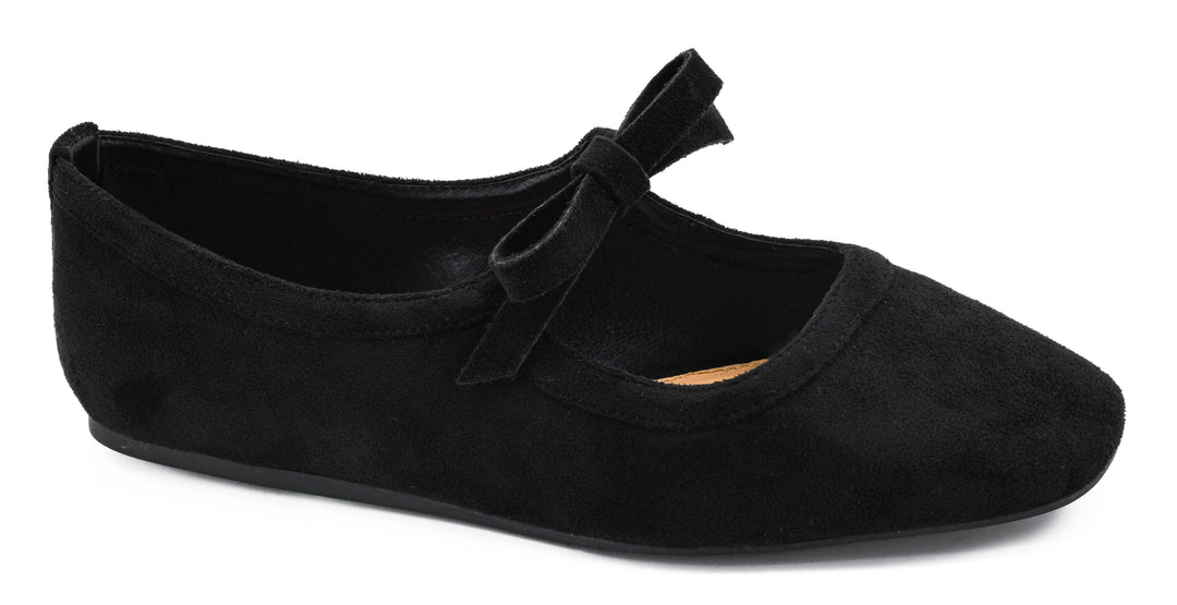 🖤 Layover Flats – Black Hey Girl by Corkys