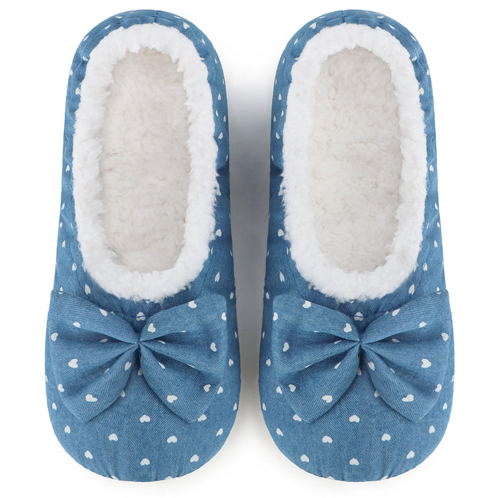 Women’s Denim Blues Ballerina- Hearts
