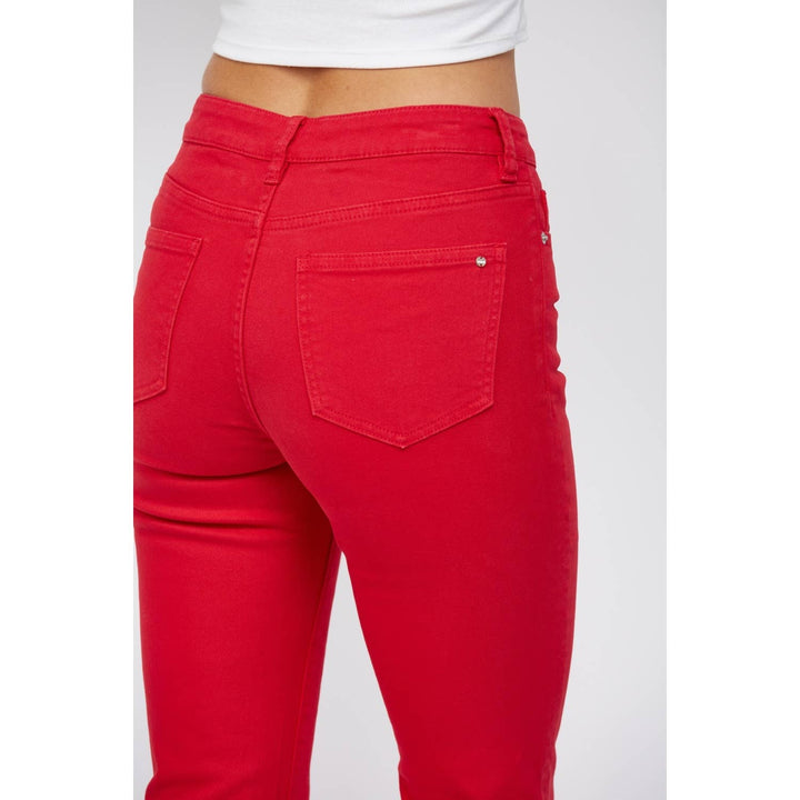 HIGH RISE ANKLE FLARE