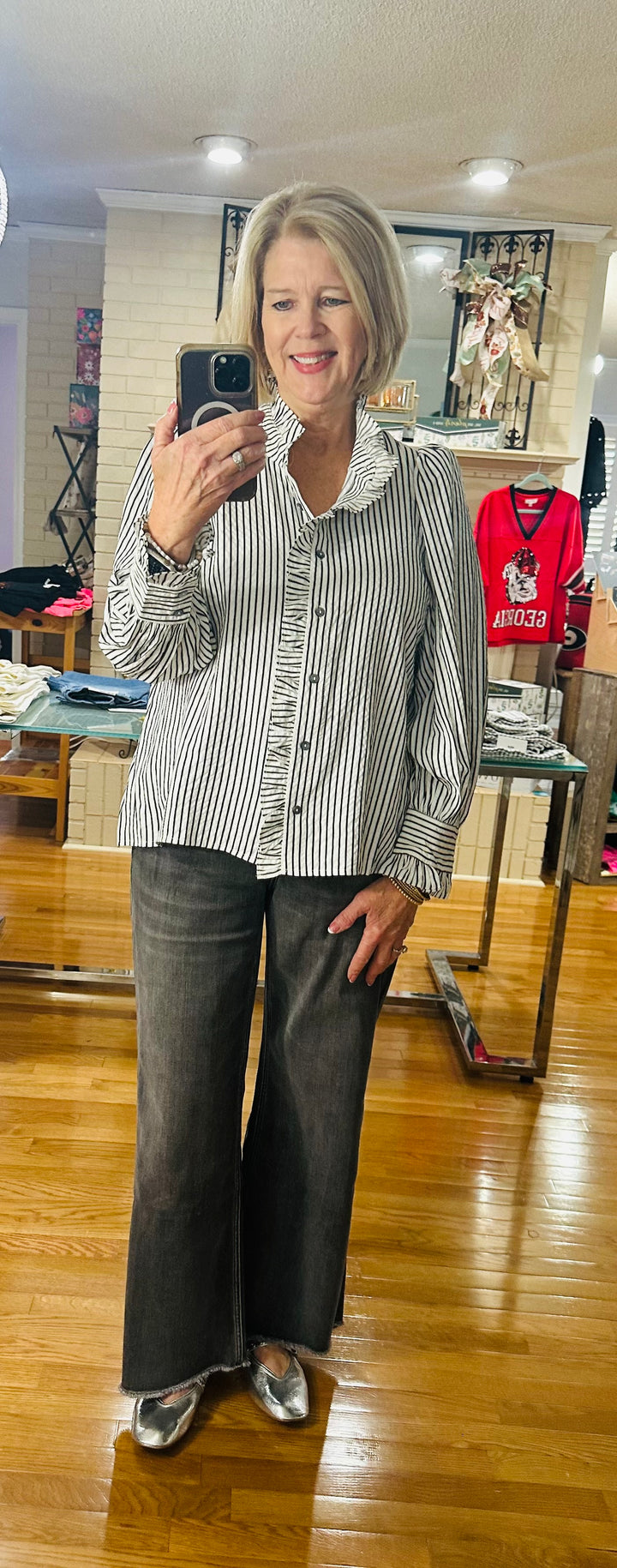 The Ruffled Lines Blouse