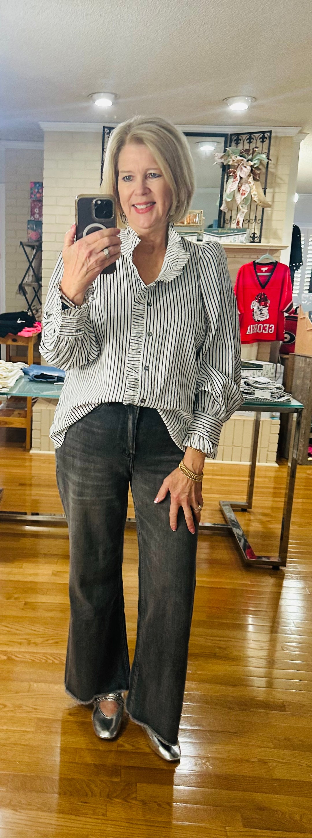 The Ruffled Lines Blouse