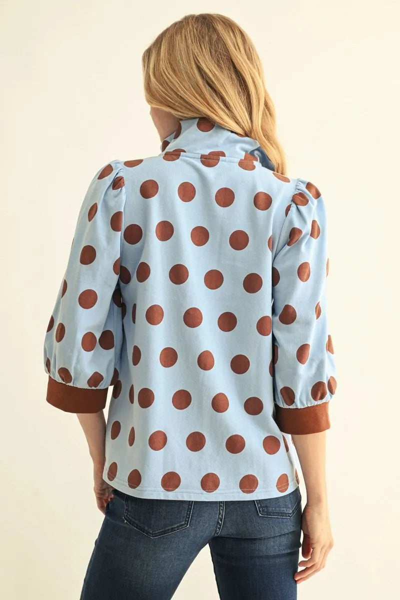 Chocolate Dots Top 🤎