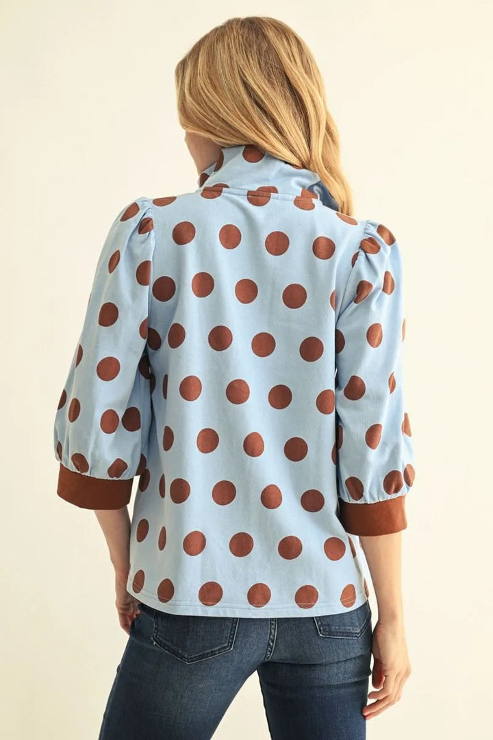 Chocolate Dots Top 🤎