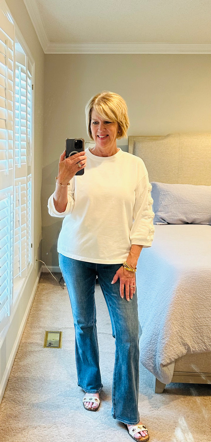 Cozy and Bows- White