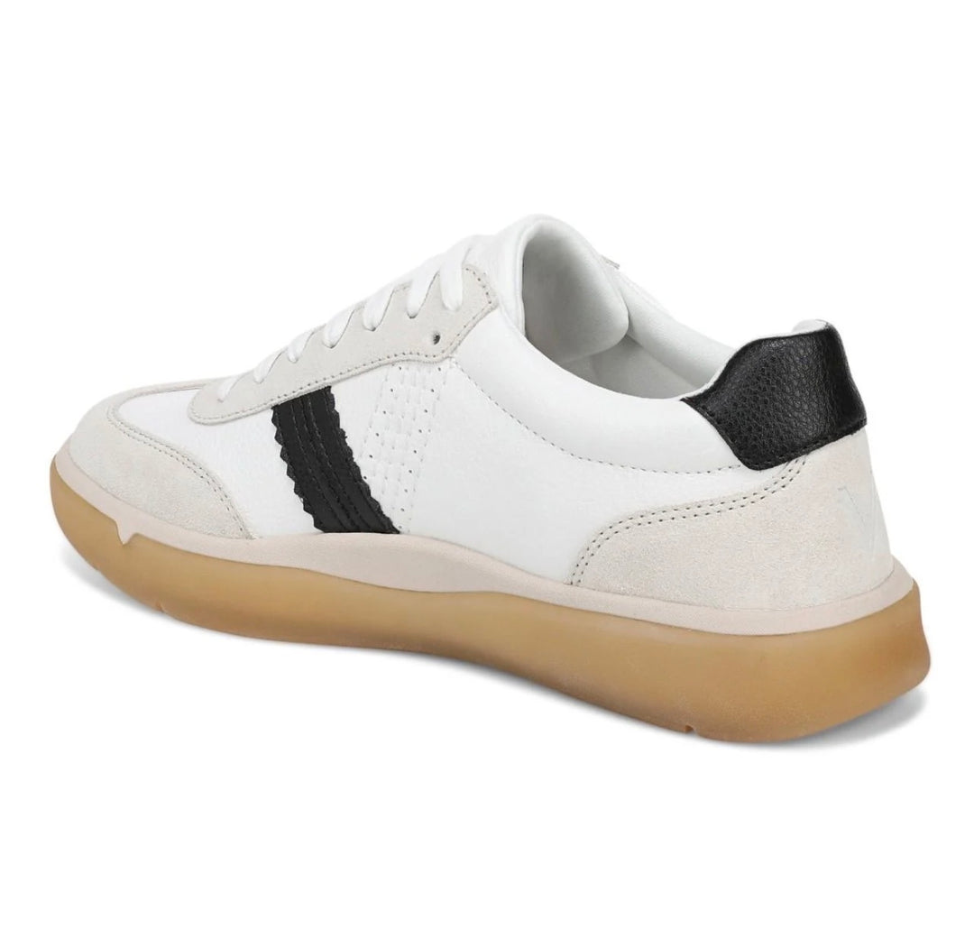 CITY WALK SNEAKER -WHITE BLACK LEATHER