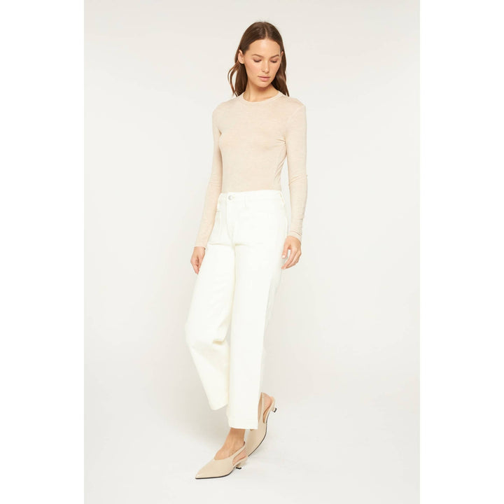 HIGH RISE CROPPED WIDE LEG WITH PATCH PKT