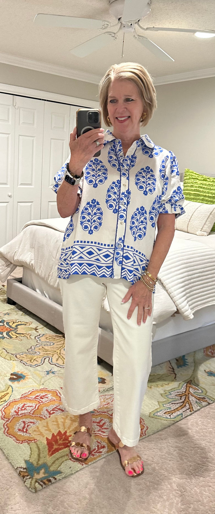 Santorini Stroll Top