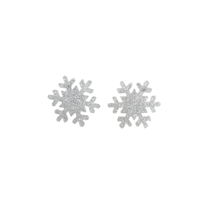 Snowflake Studs // Holiday, Christmas, Earrings