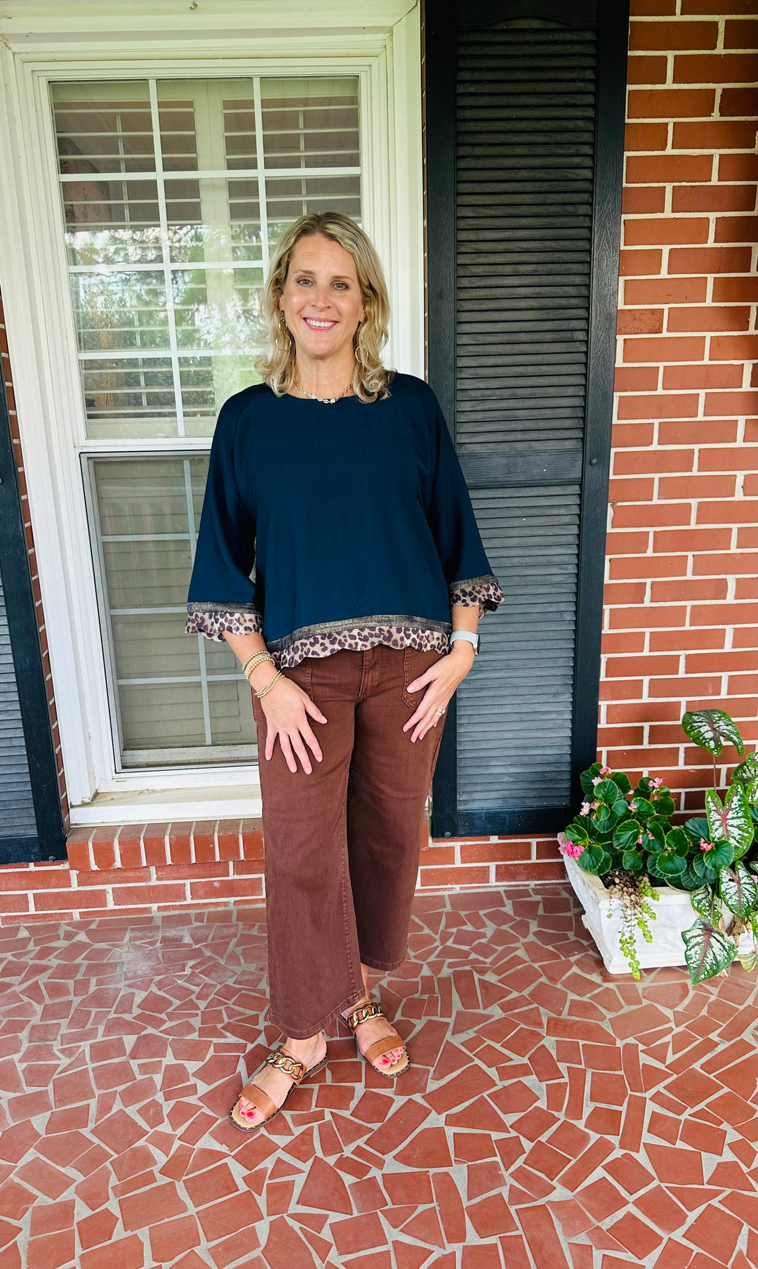 The “Savanna” Top – Teal