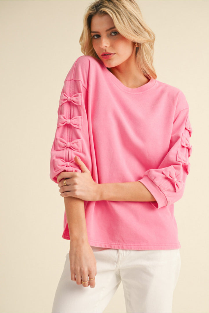 Cozy and Bows- Pink