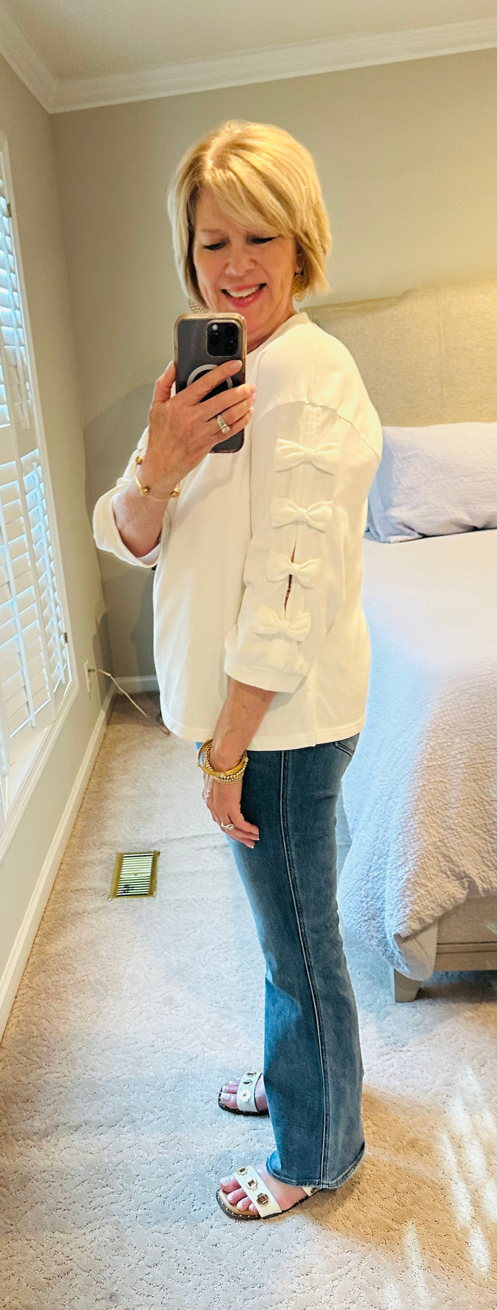 Cozy and Bows- White