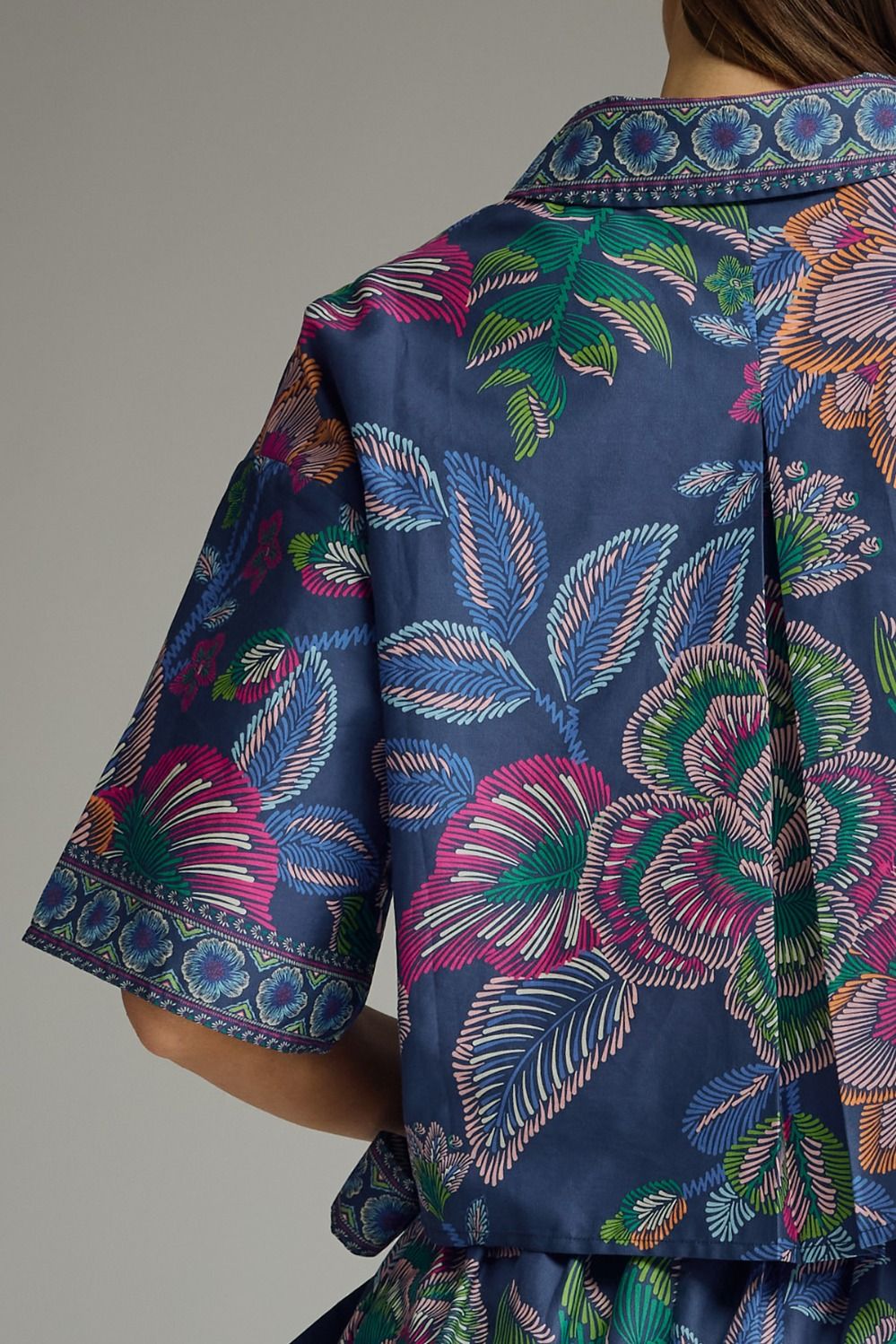 Botanical Beauty Skort Set - Indigo