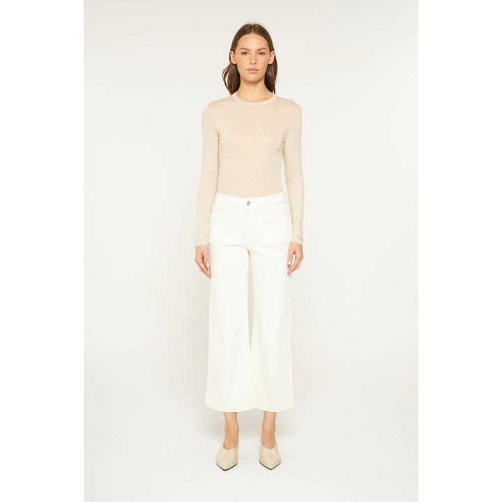 HIGH RISE CROPPED WIDE LEG WITH PATCH PKT