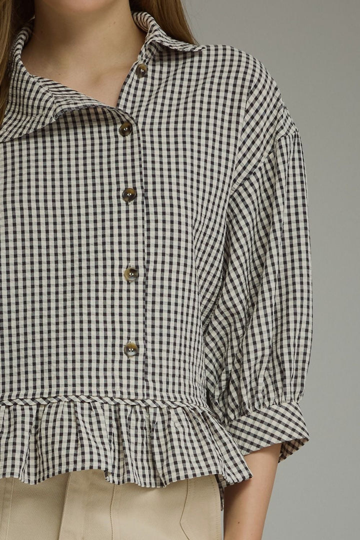 Classic Charm Gingham Top