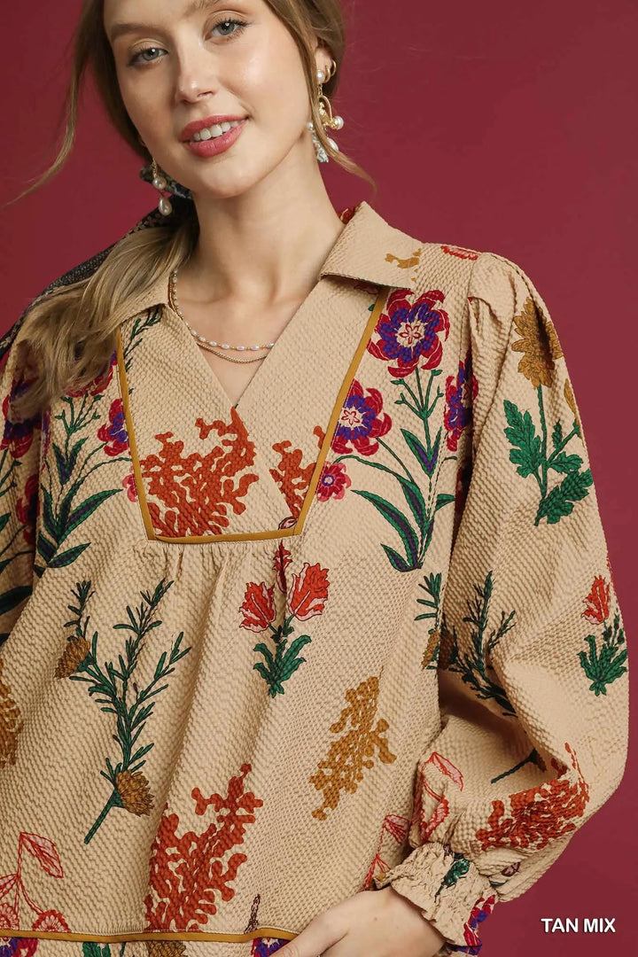 🌸 The Garden Stroll Blouse 🌸