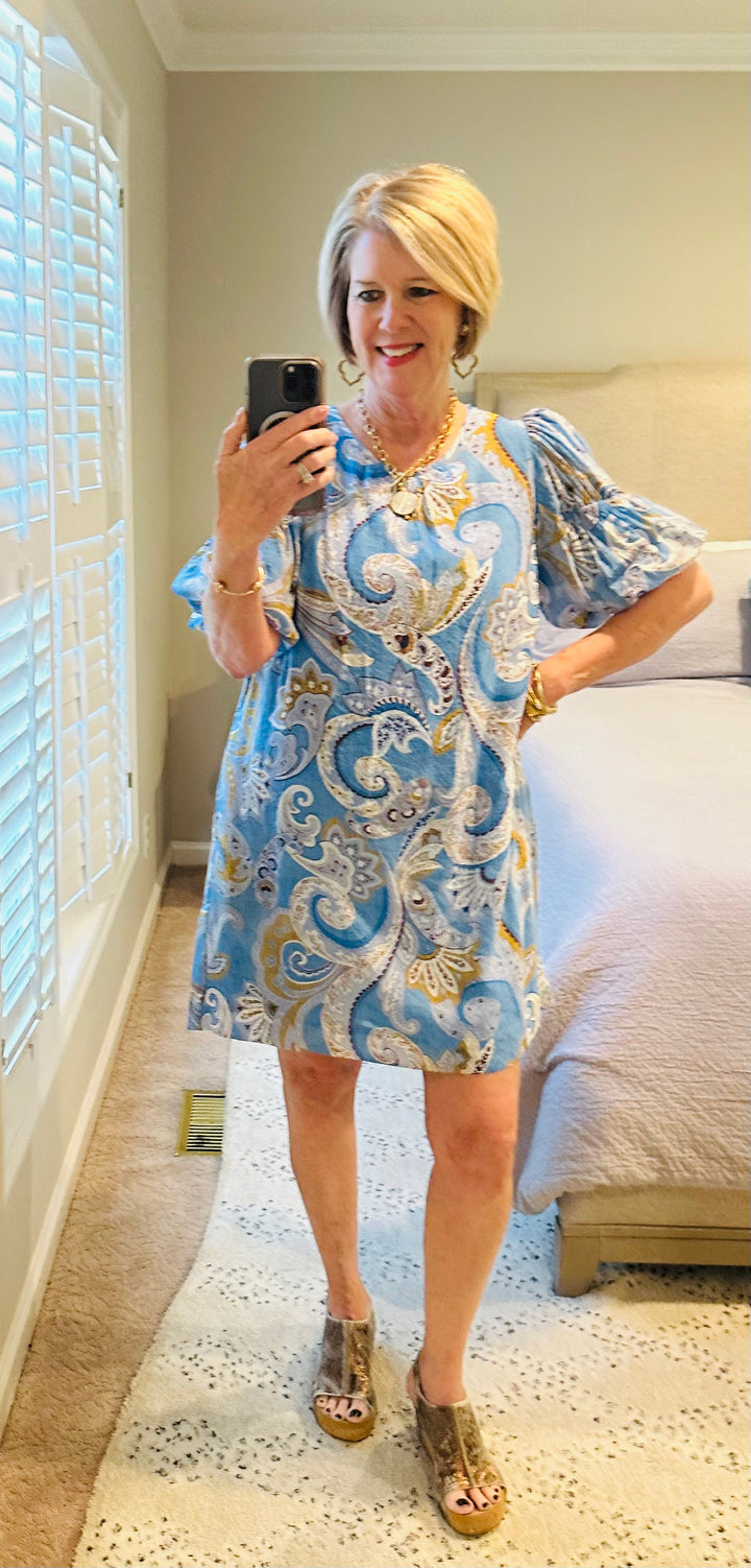 Picture Perfect Paisley Dress