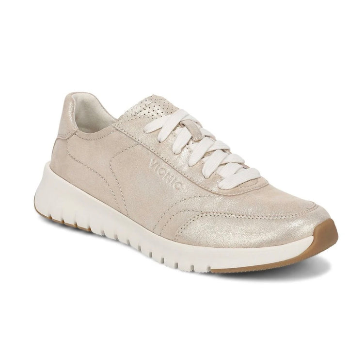 UPTOWN SNEAKER - GOLD SHIMMER LEATHER
