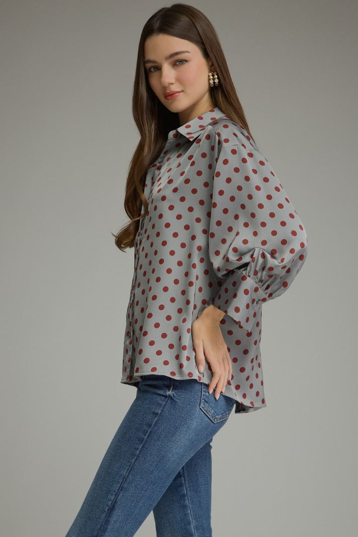 Dot Your Average Button-Down