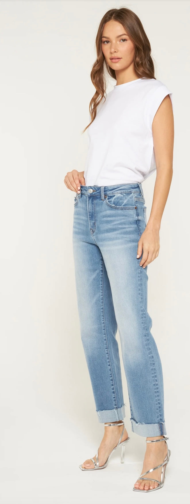 Queen Blue Straight Leg