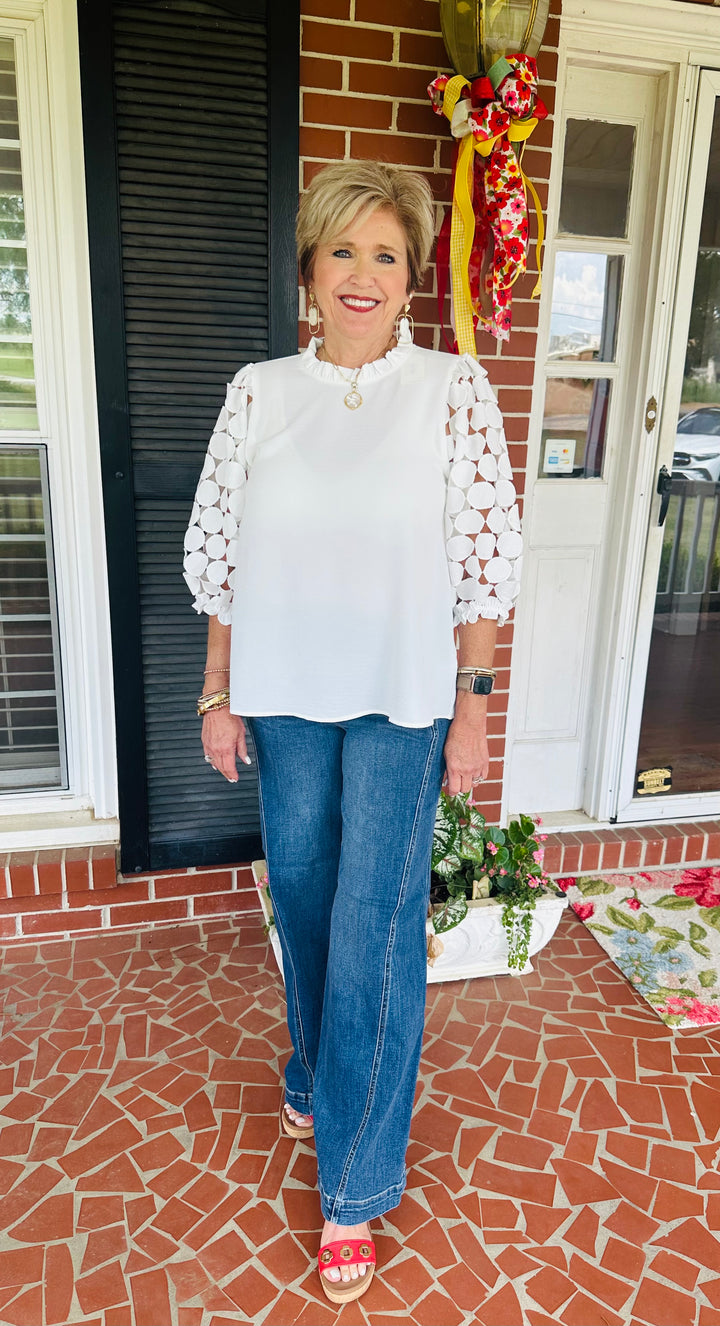 Judy Blue HW Trouser Wide Leg