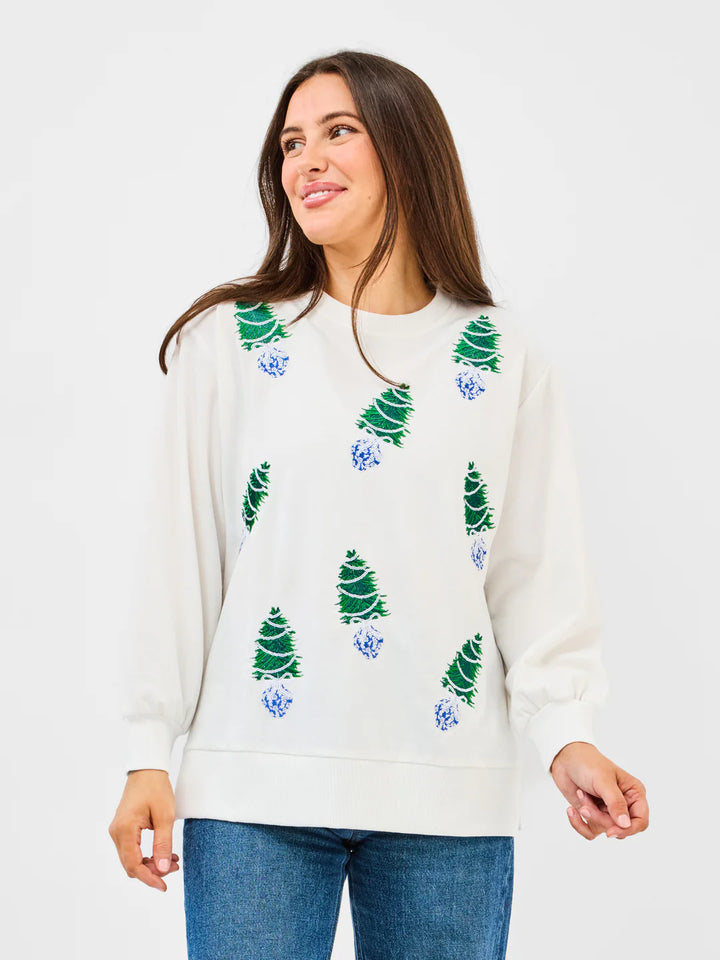 Lakelyn Sweatshirt | Blue Trees