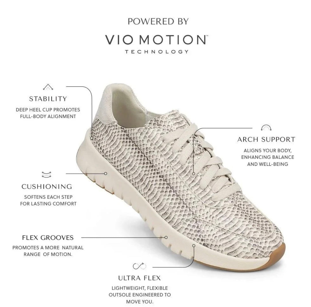 UPTOWN SNEAKER - GOLD SHIMMER LEATHER